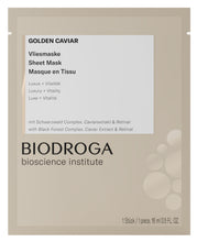 Lade das Bild in den Galerie-Viewer, Biodroga Golden Caviar Vliesmaske