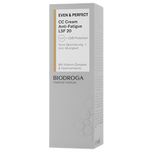 Lade das Bild in den Galerie-Viewer, Biodroga CC Cream Anti- Müdigkeit LSF 20