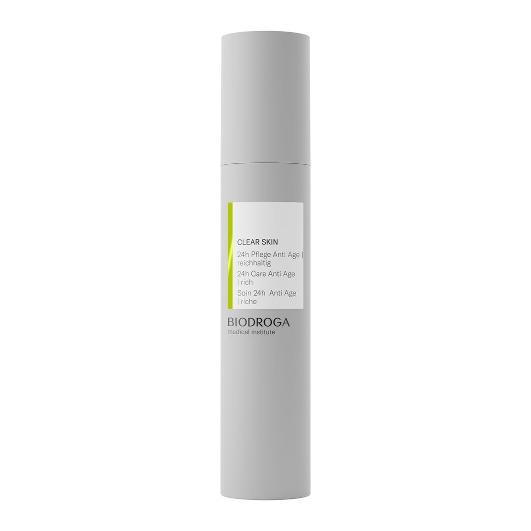 Biodroga Clear Skin 24h Pflege Anti-Age reichhaltig